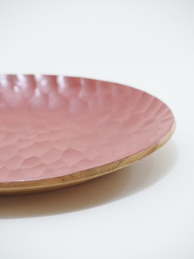 AKIHIRO WOODWORKS アキヒロウッドワークス - Akihiro Plate Urushi Hibrid Red210 アキヒロプレートウルシハイブリッドレッド