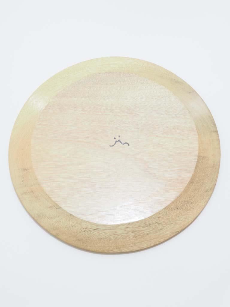 Akihiro woodworks 漆ハイブリッドレッド270プレート Akihiro woodworks 漆ハイブリッドレッド270プレート