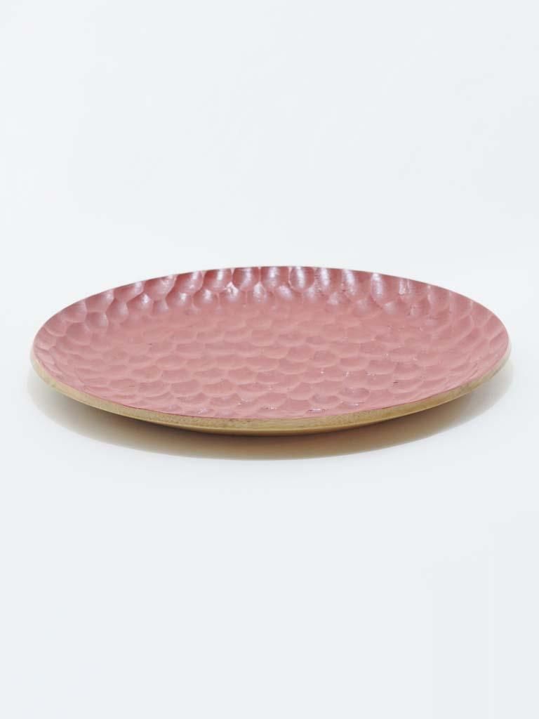 Akihiro woodworks 漆ハイブリッドレッド270プレート