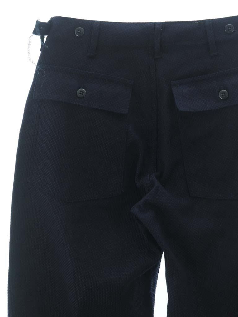 EG WORKADAY イージーワーカデイ - Fatigue Pant ファティーグパンツ - Cotton Heavy Basketweave - Dk.Naavy