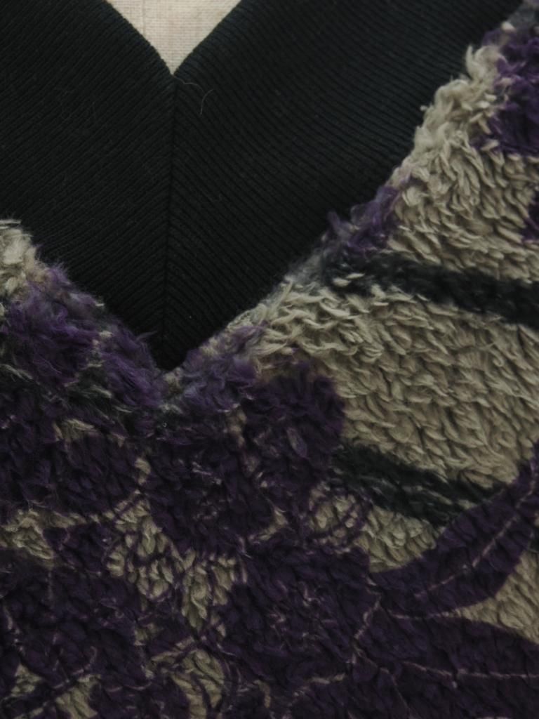 TUITACI 朔 ツイタチ - Ryukyu Dyeing Boa Fleece Sweat リュキュウダイボアフリーススウェット - Purple