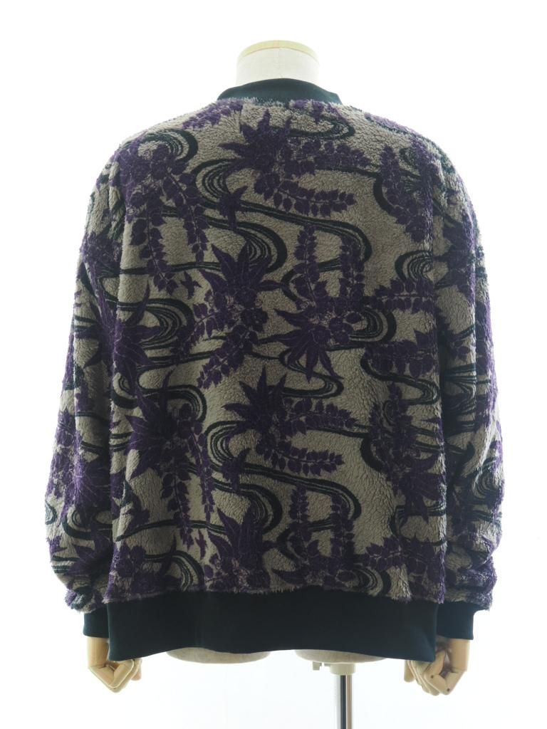 TUITACI 朔 ツイタチ - Ryukyu Dyeing Boa Fleece Sweat リュキュウダイボアフリーススウェット - Purple