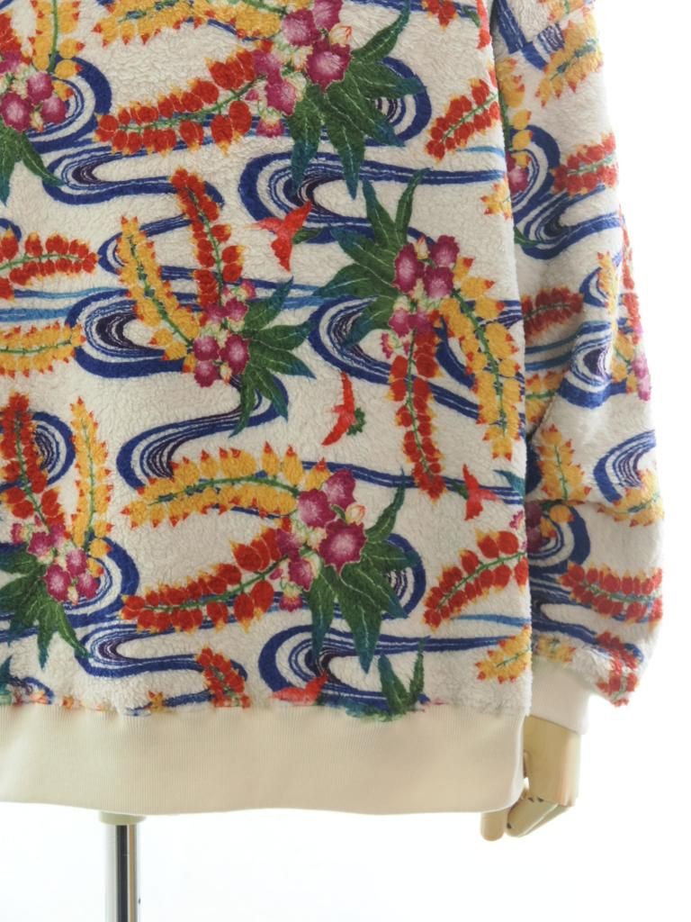 TUITACI 朔 ツイタチ - Ryukyu Dyeing Boa Fleece Sweat リュキュウダイボアフリーススウェット - Rasta