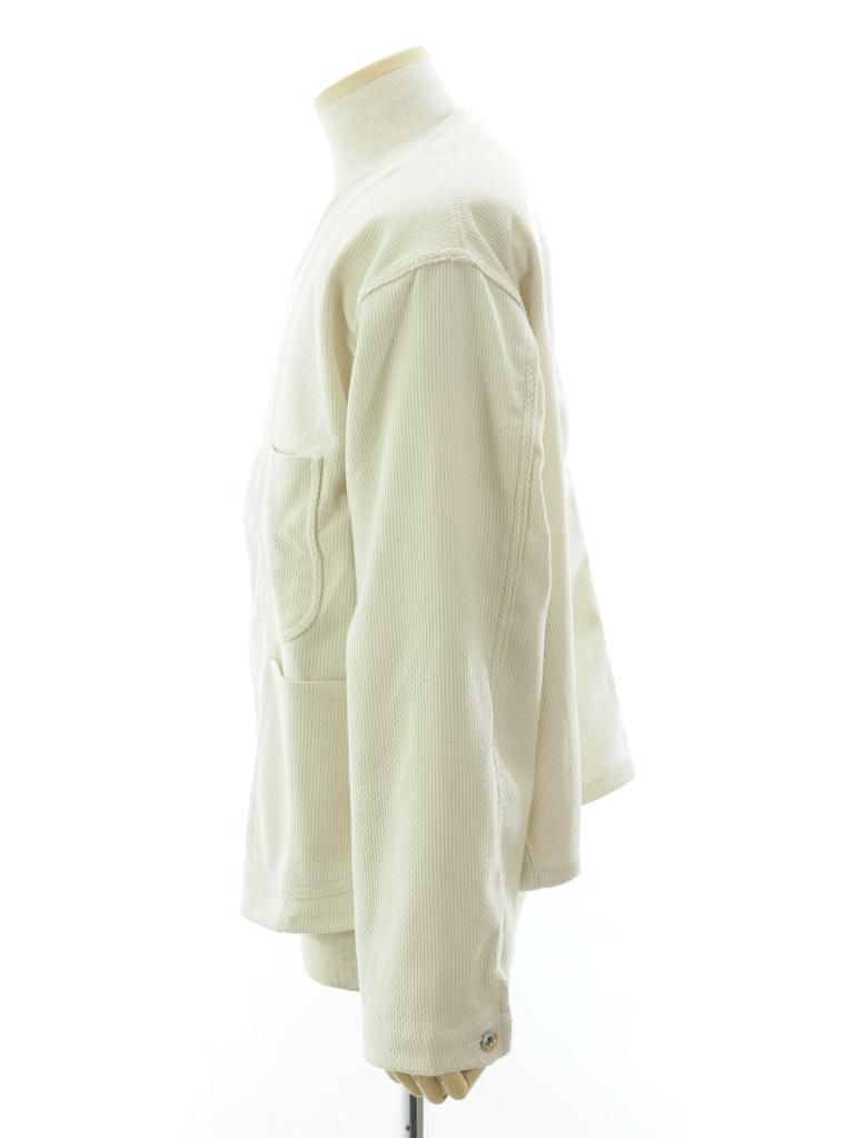 EG WORKADAY イージーワーカデイ - Engineer Short Jacket - Cotton Heavy Basketweave - Natural