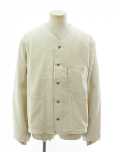 EG WORKADAY イージーワーカデイ - Engineer Short Jacket - Cotton Heavy Basketweave - Natural