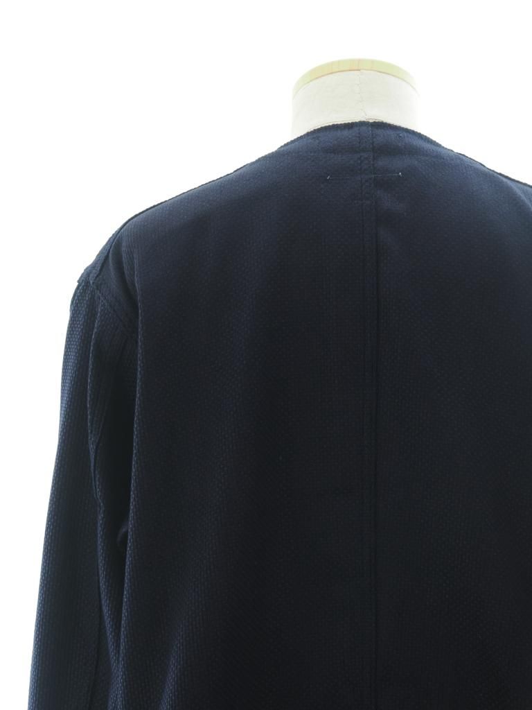 EG WORKADAY イージーワーカデイ - Engineer Short Jacket - Cotton Heavy Basketweave - Dk.Navy