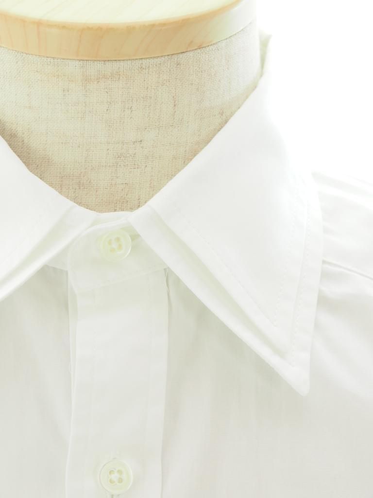 Needles ニードルズ - Double Regular Collar EDW Shirt ダブルレギュラーカラーエドワードシャツ - Cotton Broadcloth - Off White