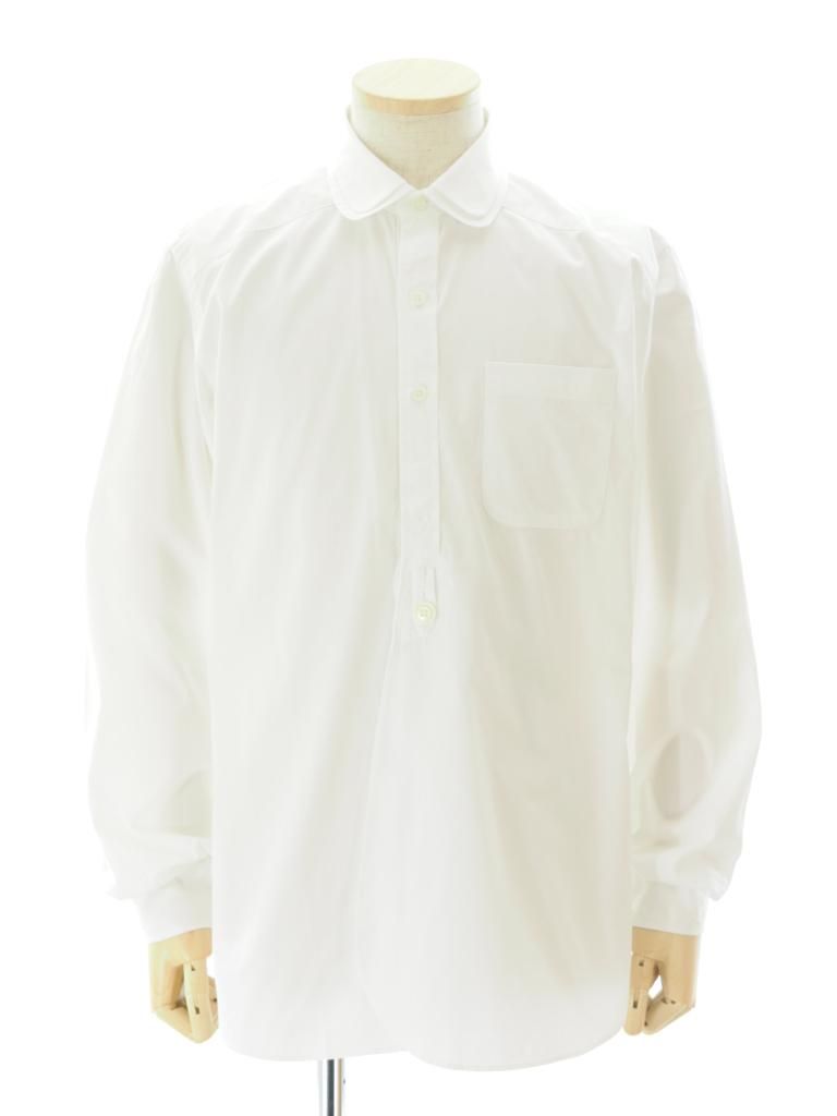 Needles ニードルズ - Double Round Collar EDW Shirt ダブルラウンドカラーエドワードシャツ - Cotton Broadcloth - Off White