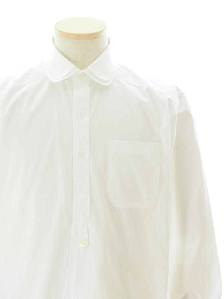 Needles ニードルズ - Double Round Collar EDW Shirt ダブルラウンドカラーエドワードシャツ - Cotton Broadcloth - Off White