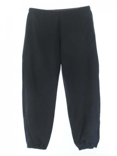 Needles ニードルズ - Zipped Sweat Pant ジップドスェットパンツ - Bright Jersey - Black