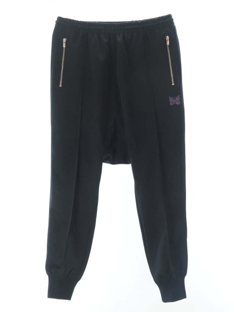 Needles ニードルズ - Sarouel Track Pant トラックパンツ - Poly Smooth - Black