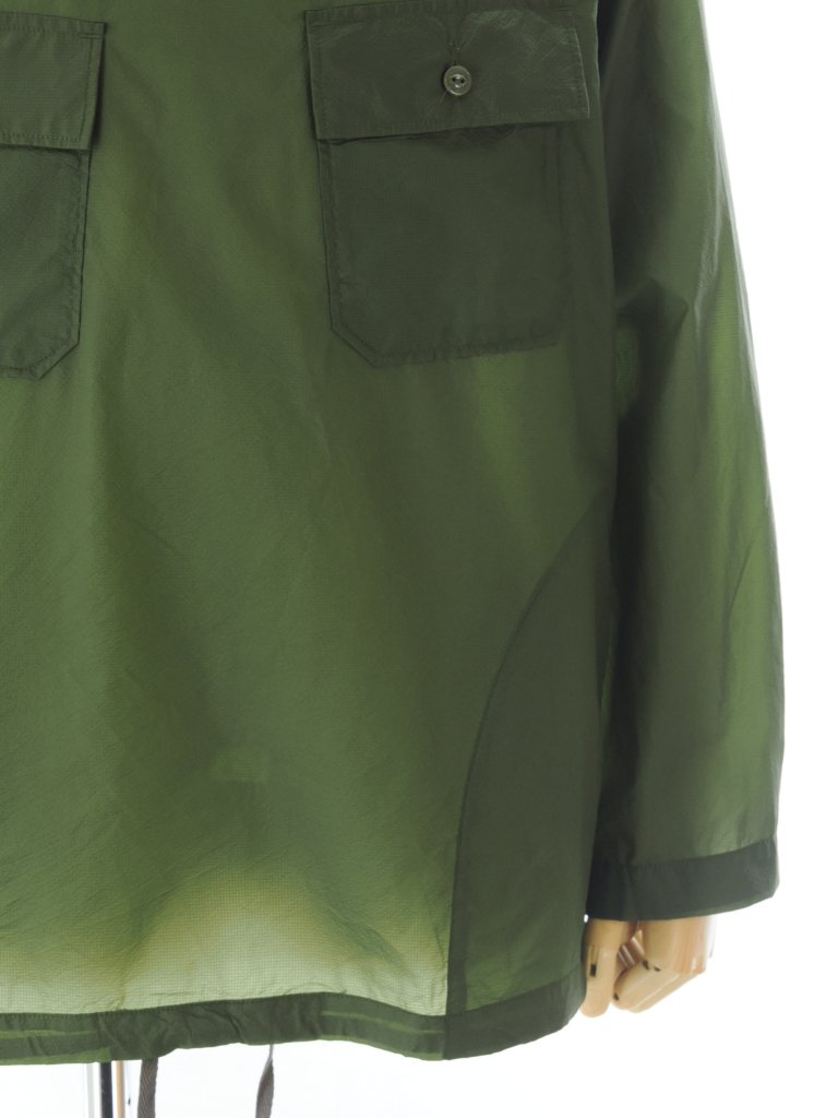 Engineered Garments 󥸥˥ɥ - Cagoule Shirt 륷 - Nylon Micro Ripstop - Olive