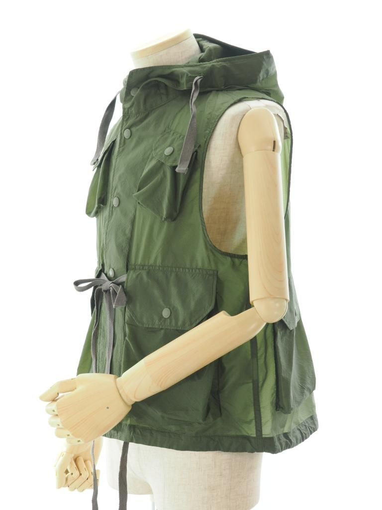 Engineered Garments エンジンニアドガーメンツ - Field Vest フィールドベスト - Nylon Micro Ripstop - Olive