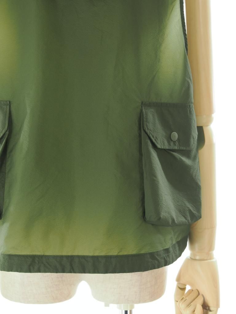 Engineered Garments エンジンニアドガーメンツ - Field Vest フィールドベスト - Nylon Micro Ripstop - Olive