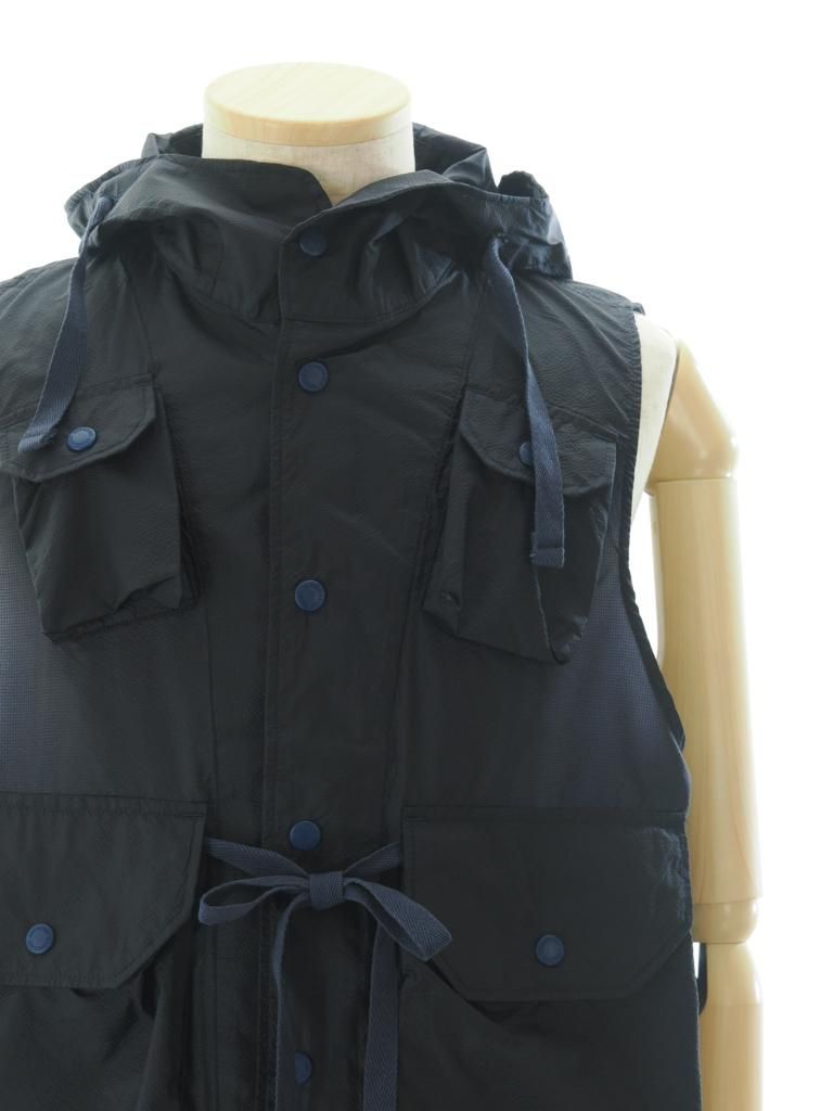 Engineered Garments エンジンニアドガーメンツ - Field Vest フィールドベスト - Nylon Micro Ripstop - Dk.Navy