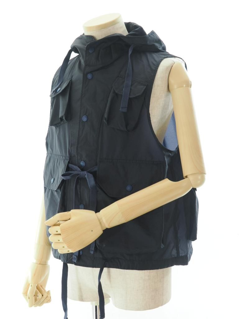 Engineered Garments エンジンニアドガーメンツ - Field Vest フィールドベスト - Nylon Micro Ripstop - Dk.Navy