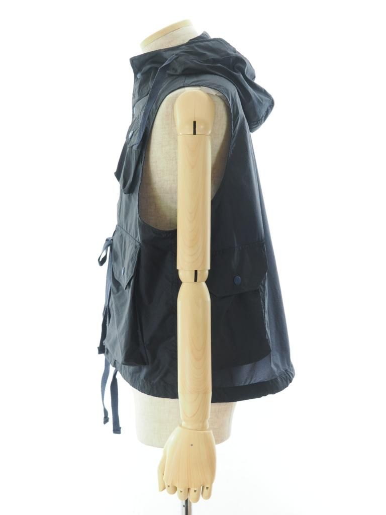 Engineered Garments エンジンニアドガーメンツ - Field Vest フィールドベスト - Nylon Micro Ripstop - Dk.Navy