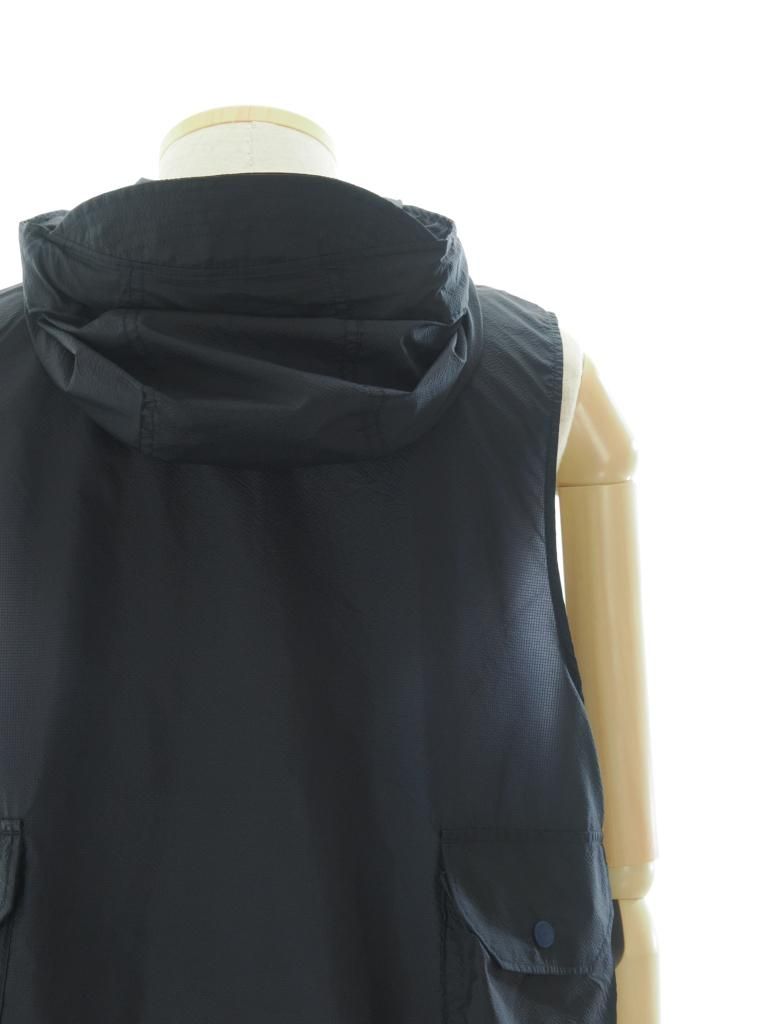 Engineered Garments エンジンニアドガーメンツ - Field Vest フィールドベスト - Nylon Micro Ripstop - Dk.Navy