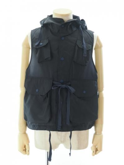 Engineered Garments エンジンニアドガーメンツ - Field Vest フィールドベスト - Nylon Micro Ripstop - Dk.Navy