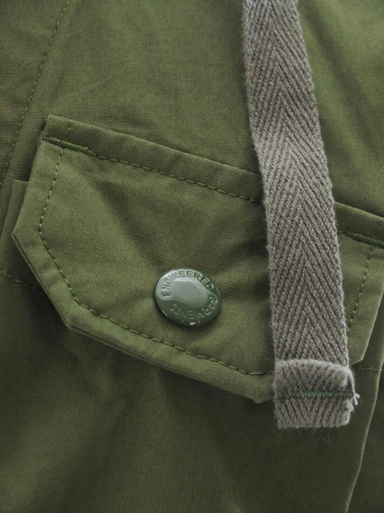Engineered Garments エンジンニアドガーメンツ - Field Vest フィールドベスト - Coalted Cotton Cloth - Olive