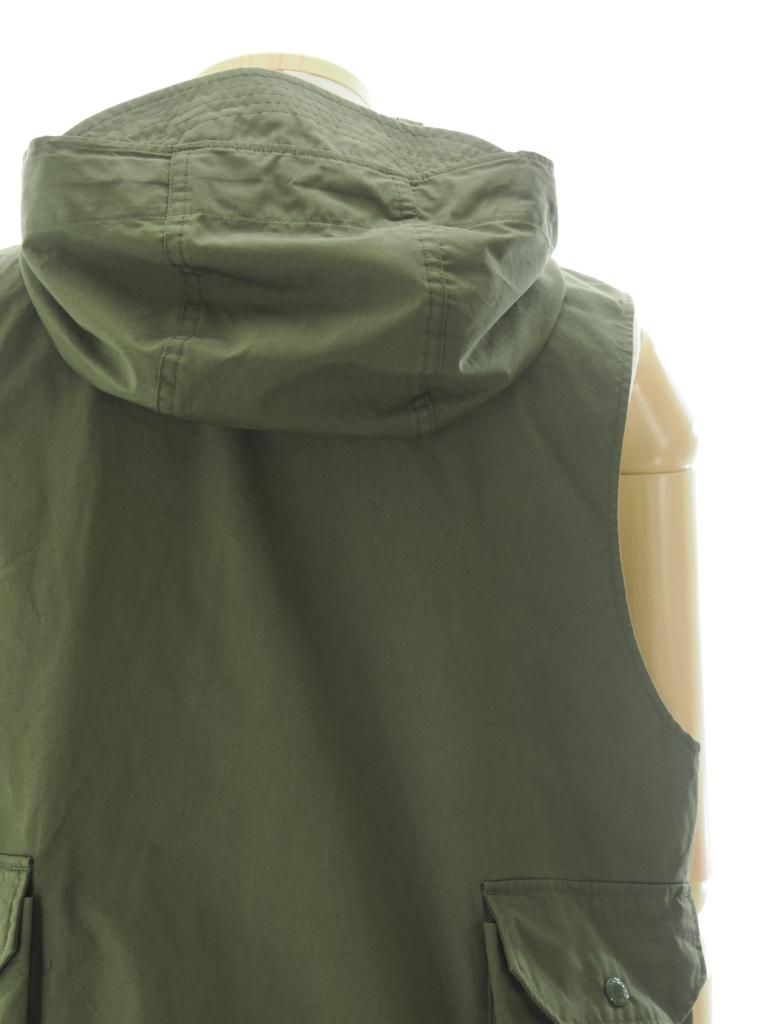 Engineered Garments エンジンニアドガーメンツ - Field Vest フィールドベスト - Coalted Cotton Cloth - Olive