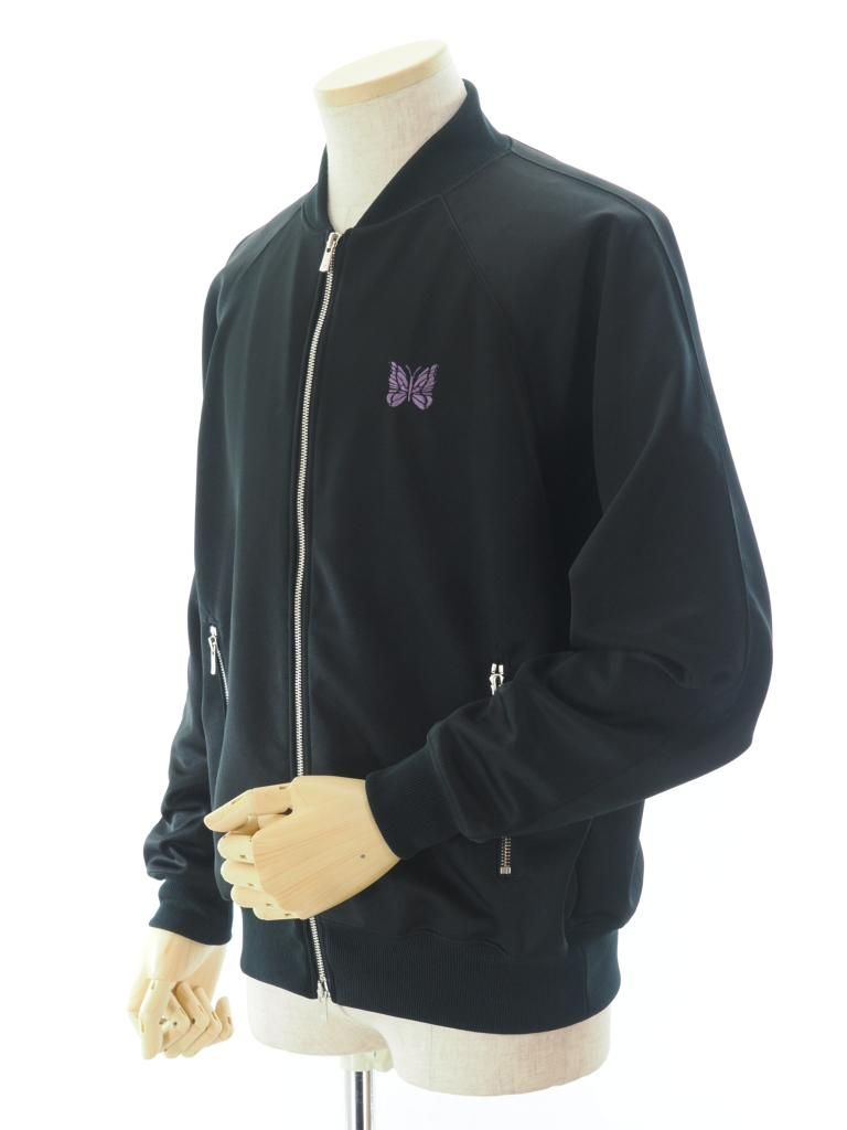 Needles ニードルズ - Dolman Sleeve Track Jacket ドルマンスリーブトラックジャケット - Poly Smooth - Black