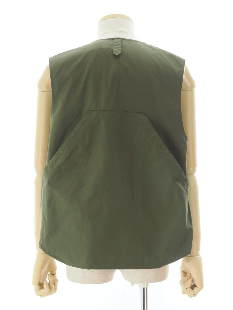 Engineered Garments 󥸥˥ɥ - Fowl Vest ե٥ - Coated Cotton Cloth - Olive