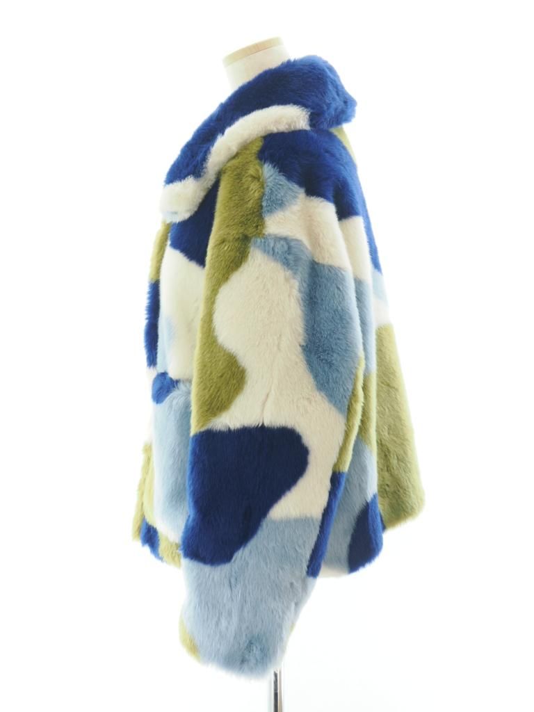 Jakke ジャッキー - Traci Coat - Blue Swirl - XS Size