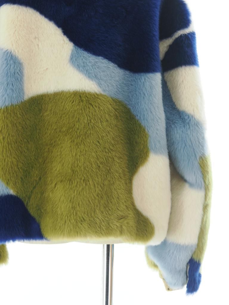 Jakke ジャッキー - Traci Coat - Blue Swirl - XS Size