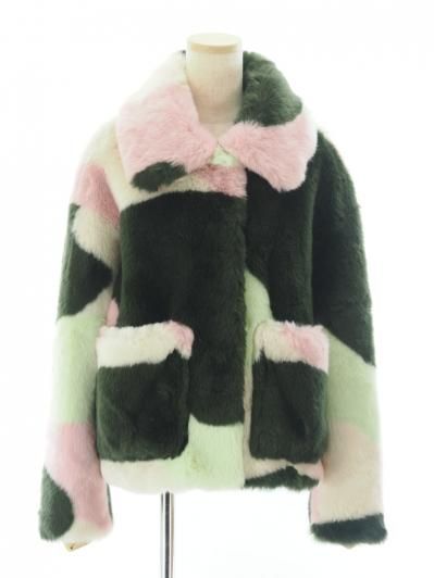 Jakke ジャッキー - Traci Coat - Pink Swirl - XS Size