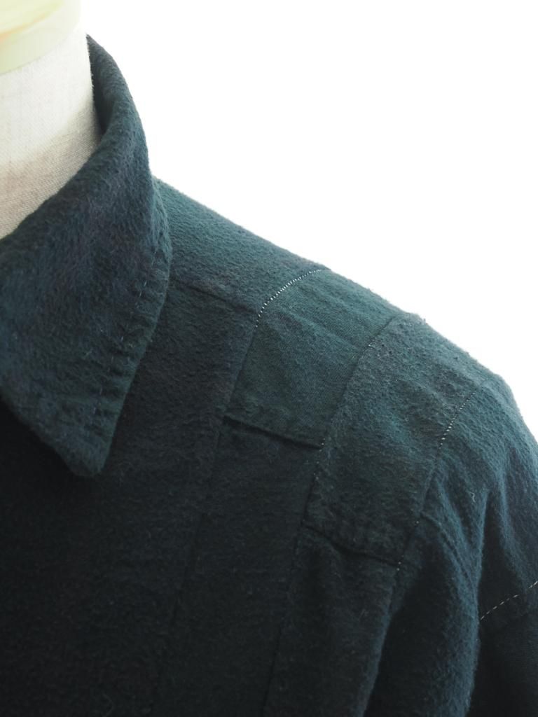 Rebuild by Needles リビルドバイニ－ドルズ - Flannel Shirt →7 Cut Wide Shirt - Over Dye - PU353C - M Size
