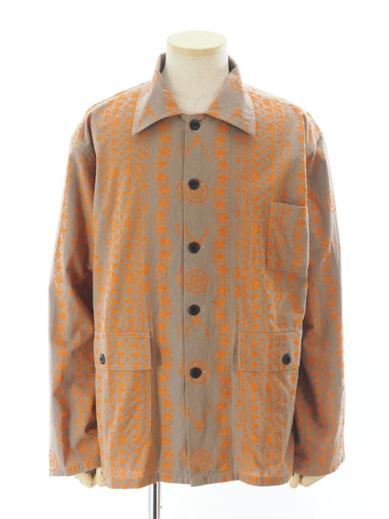 South2 West8 サウスツーウエストエイト - Hunting Shirt - Cotton Flannel Printed - Skull & Target
