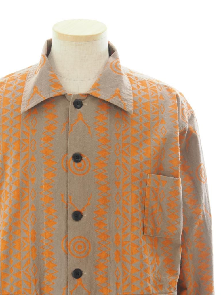 South2 West8 サウスツーウエストエイト - Hunting Shirt - Cotton Flannel Printed - Skull & Target
