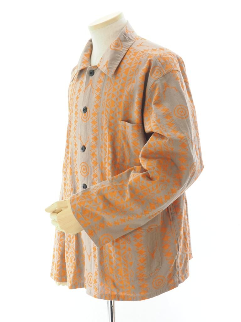 South2 West8 サウスツーウエストエイト - Hunting Shirt - Cotton Flannel Printed - Skull & Target
