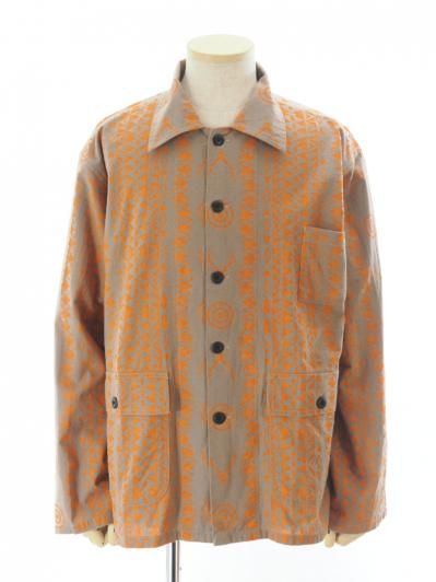South2 West8 サウスツーウエストエイト - Hunting Shirt - Cotton Flannel Printed - Skull & Target
