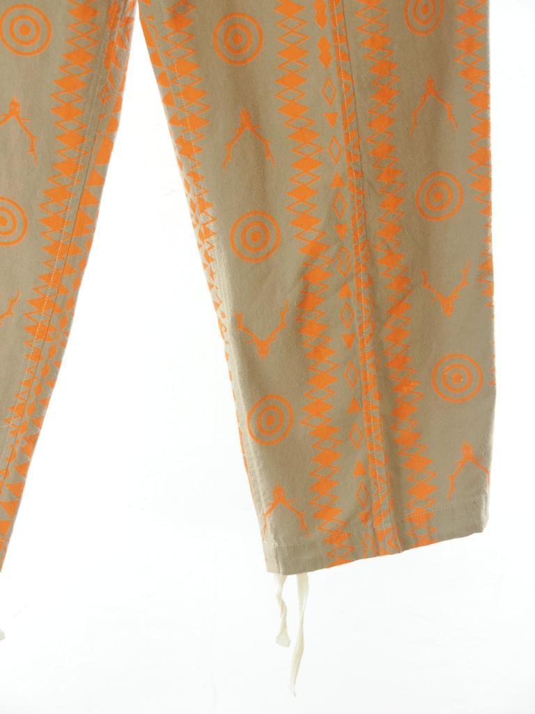 South2 West8 サウスツーウエストエイト - Army String Pant - Cotton Flannel Printed - Skull & Target
