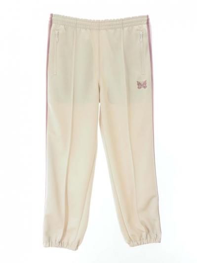 Needles ニードルズ - Zipped Track Pant ジップドトラックパンツ - Poly Smooth - Ivory