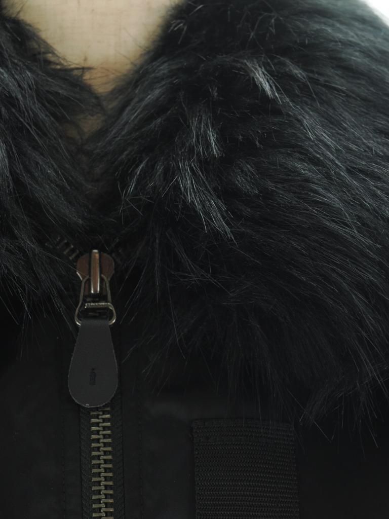 Rhodolirion ロドリリオン - B 15 Type Big Collar Jacket - Military Twill - Black