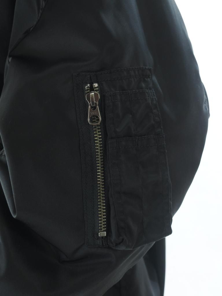 Rhodolirion ロドリリオン - B 15 Type Big Collar Jacket - Military Twill - Black