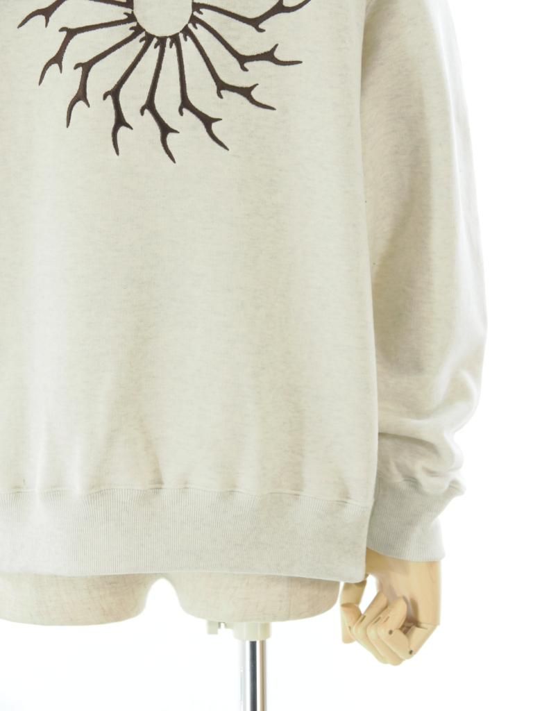 South2 West8 Crew Neck Sweat Shirt - Cotton Jersey / Circle