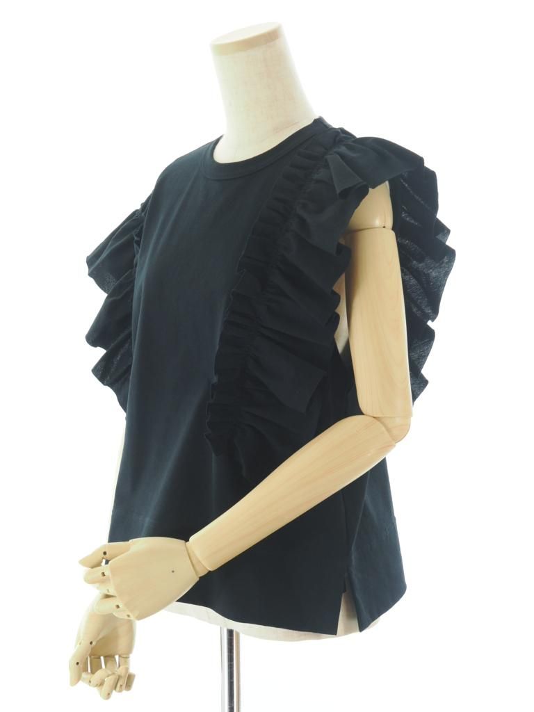 Rhodolirion ロドリリオン - Swallow Asymmetric Frill Sleeve Rhodolirion ロドリリオン - Swallow Asymmetric Frill Sleeve