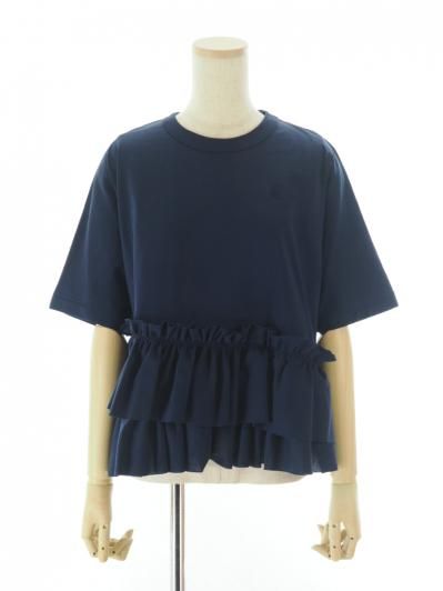 Rhodolirion ロドリリオン - Swallow Frill Tiered Top スワローフリルティアードトップ - Navy