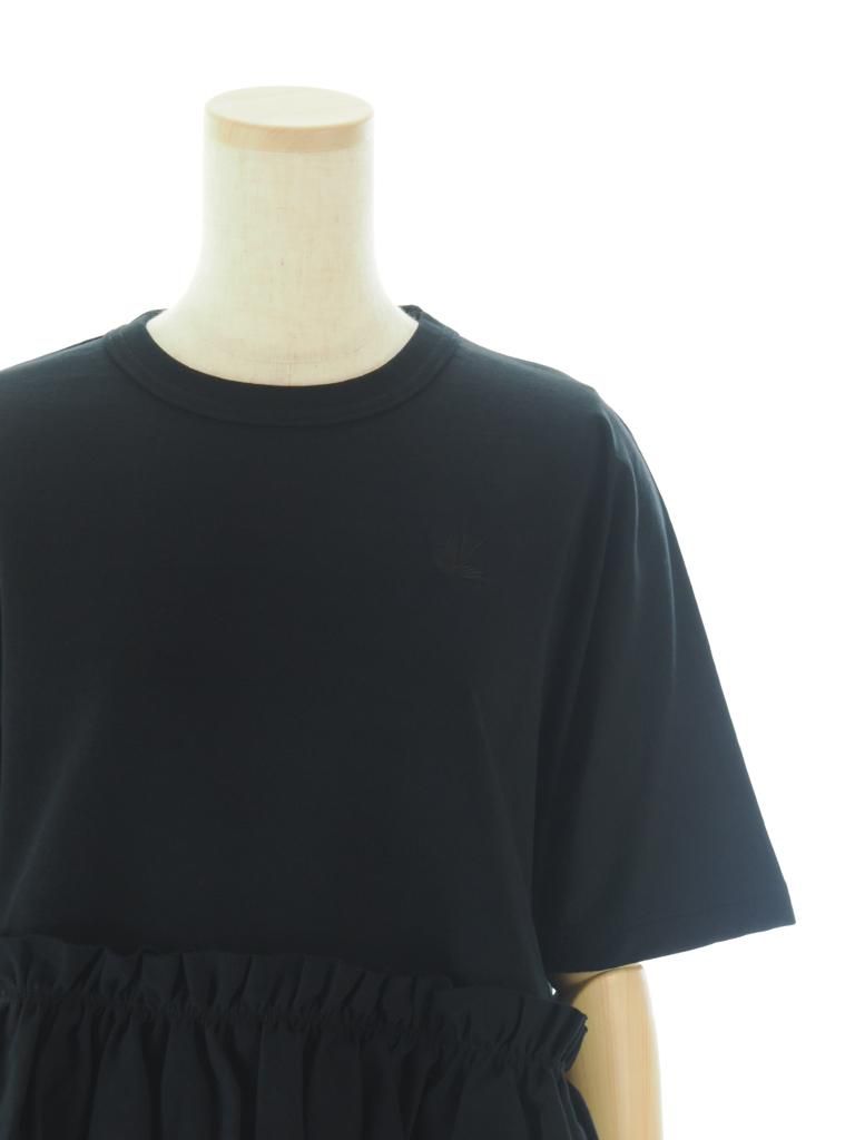 Rhodolirion ロドリリオン - Swallow Frill Tiered Top スワローフリルティアードトップ - Black