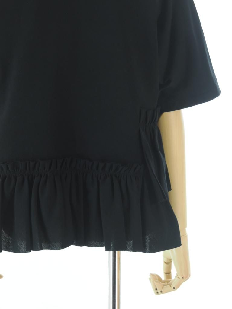 Rhodolirion ロドリリオン - Swallow Frill Tiered Top スワローフリルティアードトップ - Black