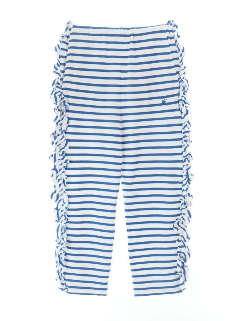 Rhodolirion ロドリリオン - Swallow Frill Side Pants スワローフリルサイドパンツ - Stripe