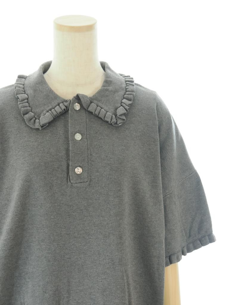 Rhodolirion ロドリリオン - Frill Polo Sweater フリルポロ