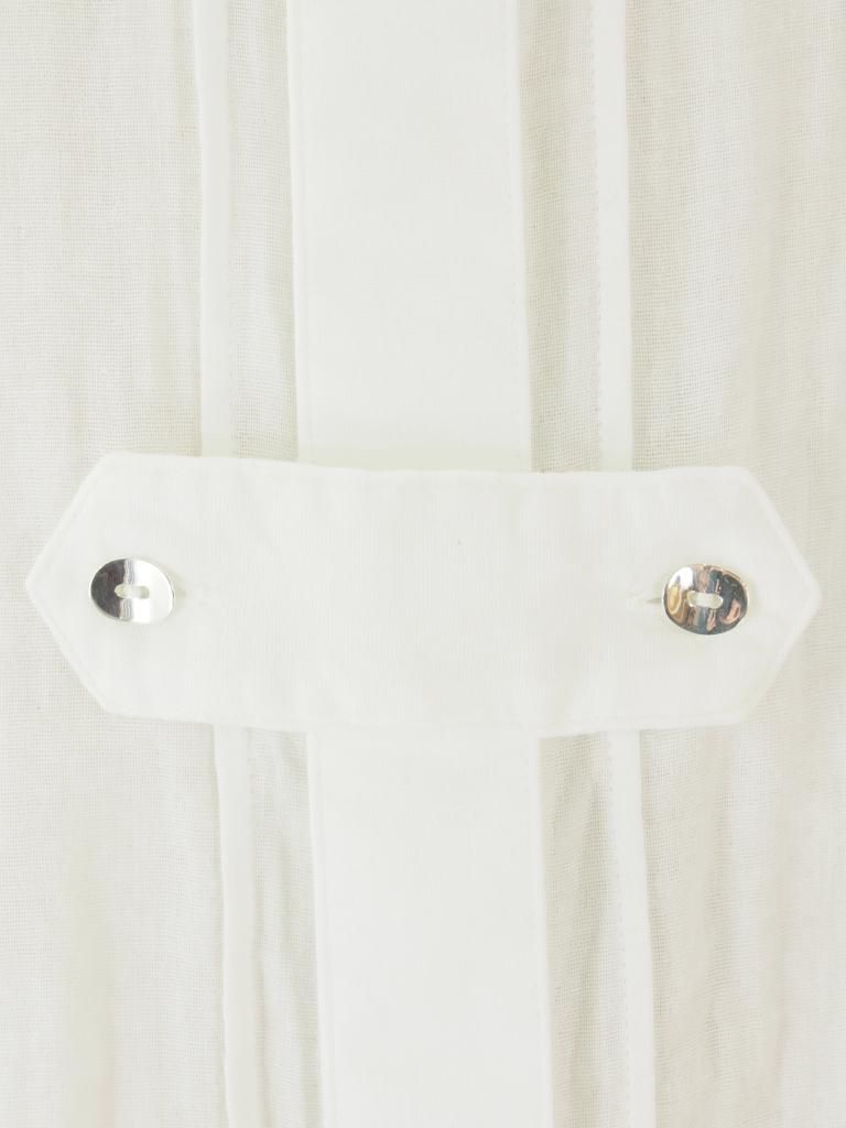 TUITACI 朔 ツイタチ - Silver Button Classic Shirts シルバーボタンクラッシックシャツ - White