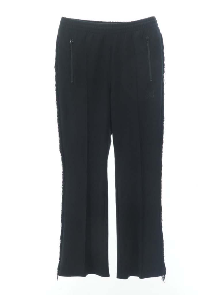 Needles ニードルズ - Fringe Boot Cut Track Pant フリンジブーツカットトラックパンツ - Rayon Jersey - Black
