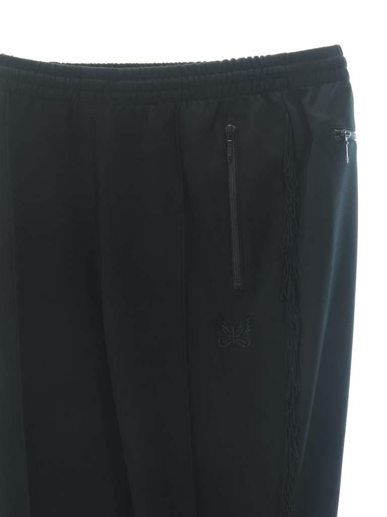 Needles ニードルズ - Fringe Boot Cut Track Pant フリンジブーツカットトラックパンツ - Rayon Jersey - Black
