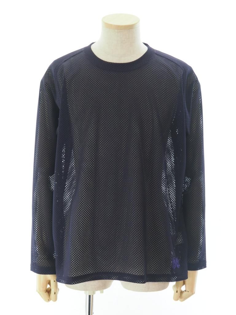 Needles ニードルズ - L/S U Neck Tee ロングスリーブユーネックティー - Russell Lace - Dk.Purple